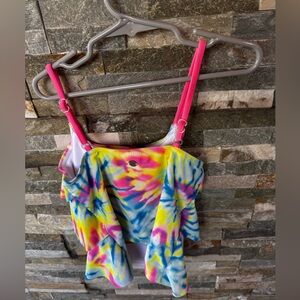 Colorful Tie-Dye bathing suit Tank Top